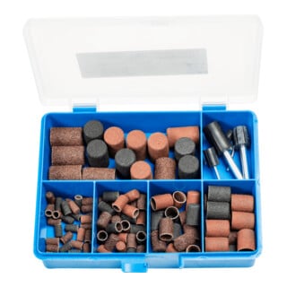 PFERD TOOLS POLICAP Set PCS110 Zylinderform Korund für universelle Anwendung