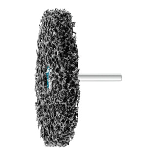 PFERD TOOLS POLICLEAN PCLZY Reinigungsvlies Ø 100x13 mm Schaft-Ø 6 mm für grobe Reinigungsarbeiten