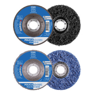 PFERD TOOLS POLICLEAN PLUS PCLD Reinigungsvlies Ø 125x13 mm Bohrung Ø 22,3 mm für grobe Reinigungsarbeiten (1)