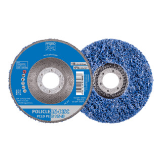PFERD TOOLS POLICLEAN PLUS PCLD Reinigungsvlies Ø115x13 mm Bohrung Ø22,3mm für grobe Reinigungsarbeiten (1)