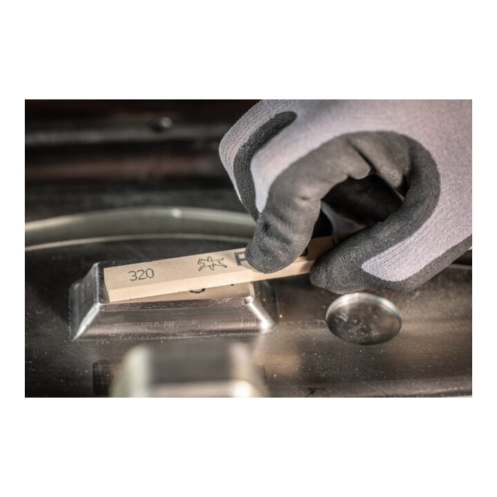 PFERD TOOLS Polierstein vierkant 13x6x150mm A320 universellen Einsatz im Werkzeug- und Formenbau
