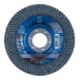 PFERD TOOLS POLIFAN CURVE Fächerscheibe PFR 115x22,23 mm Breite L Z40 SGP STEELOX für Stahl/Edelstahl