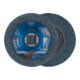 PFERD TOOLS POLIFAN CURVE Fächerscheibe PFR 125 mm X-LOCK Breite L Z40 SGP STEELOX für Stahl/Edelstahl