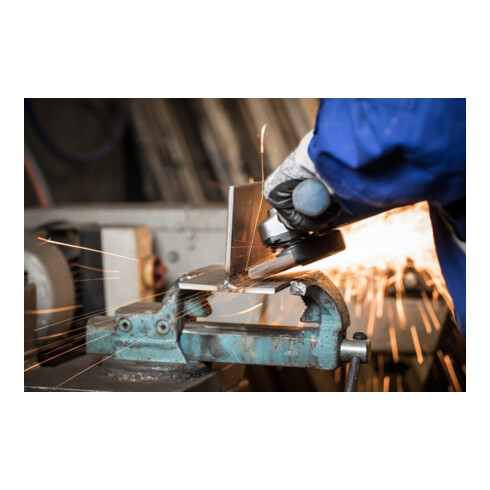 PFERD TOOLS POLIFAN CURVE Fächerscheibe PFR 125x22,23 mm Breite L Z40 SGP STEELOX für Stahl/Edelstahl (10)