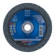 PFERD TOOLS POLIFAN CURVE Fächerscheibe PFR 180x22,23 mm Breite L Z40 SGP STEELOX für Stahl/Edelstahl