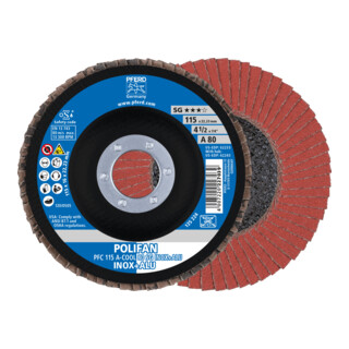 PFERD TOOLS Fächerschleifsch. Gewölbt A 40 SG -COOL 115 mm