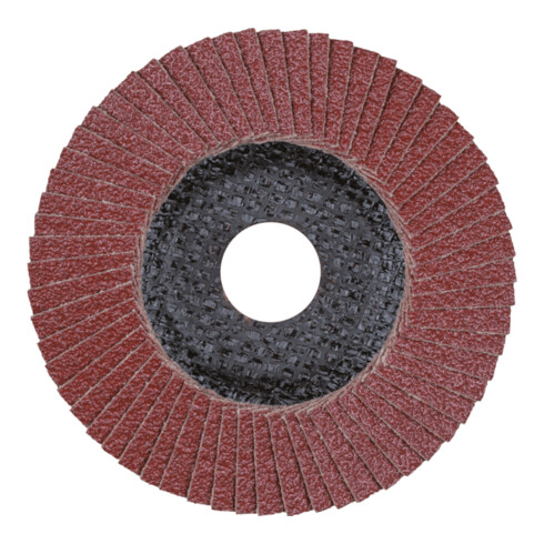 PFERD TOOLS POLIFAN Fächerscheibe PFC 115x22,23 mm konisch A120 SG STEELOX Stahl/Edelstahl