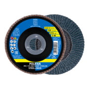 PFERD TOOLS POLIFAN Fächerscheibe PFC 115x22,23 mm konisch Z40 Startlinie START STEELOX Stahl/Edelstahl