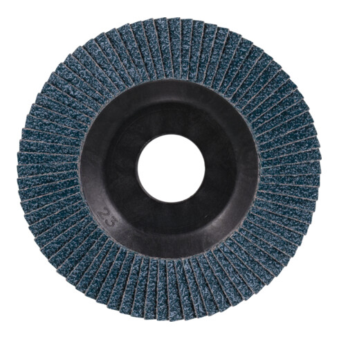 PFERD TOOLS POLIFAN Fächerscheibe PFC 115x22,23 mm konisch Z40 Universallinie PSF TRIM STEELOX für Stahl/Edelstahl