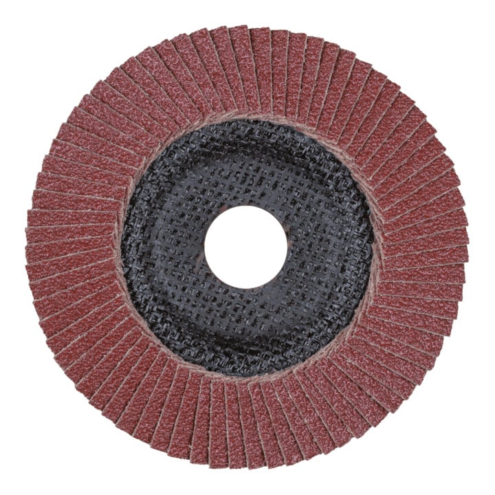 PFERD TOOLS POLIFAN Fächerscheibe PFC 125x22,23 mm konisch A80 Uni.-Linie PSF STEELOX Stahl/Edelstahl