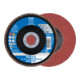 PFERD TOOLS POLIFAN Fächerscheibe PFF 125x22,23 mm flach A-COOL 60 SG INOX+ALU Edelstahl/Alu