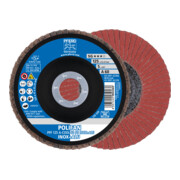 PFERD TOOLS POLIFAN Fächerscheibe PFF 125x22,23 mm flach A-COOL 60 SG INOX+ALU Edelstahl/Alu