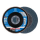 PFERD TOOLS POLIFAN POWER Fächerscheibe PFC 115x22,23 mm konisch Z120 SG STEELOX Stahl/Edelstahl