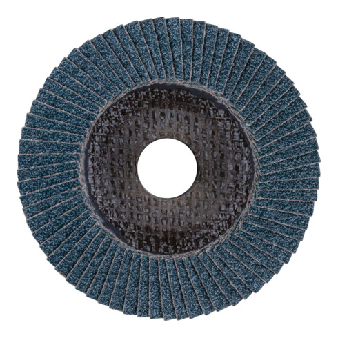 PFERD TOOLS POLIFAN POWER Fächerscheibe PFC 115x22,23 mm konisch Z50 Leistungslinie SG STEELOX für Stahl/Edelstahl