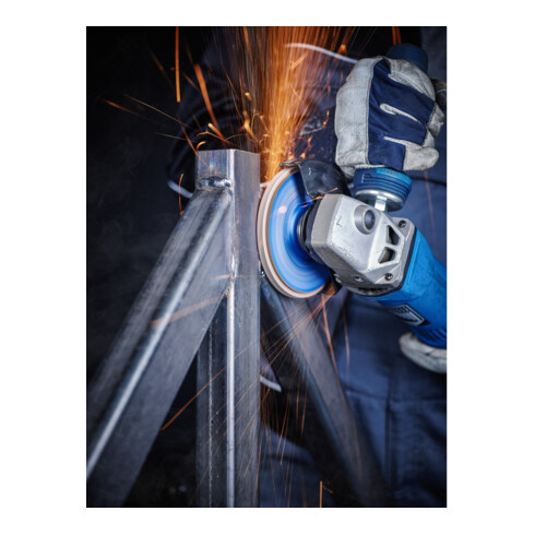 PFERD TOOLS POLIFAN POWER Fächerscheibe PFC 115x22,23 mm konisch Z50 Leistungslinie SG STEELOX für Stahl/Edelstahl