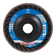 PFERD TOOLS POLIFAN POWER Fächerscheibe PFC 115x22,23 mm konisch Z80 Leistungslinie SG TRIM STEELOX für Stahl/Edelstahl