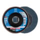 PFERD TOOLS POLIFAN POWER Fächerscheibe PFC 125 mm X-LOCK konisch Z80 SG STEELOX Stahl/Edelstahl