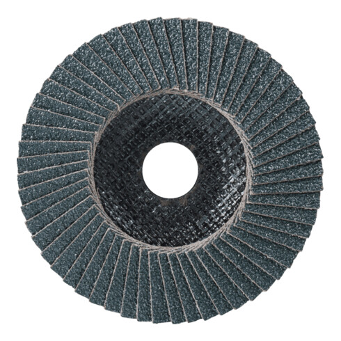 PFERD TOOLS POLIFAN POWER Fächerscheibe PFC 125x22,23 mm konisch Z40 Leistungslinie SG DURABLE STEEL für Stahl