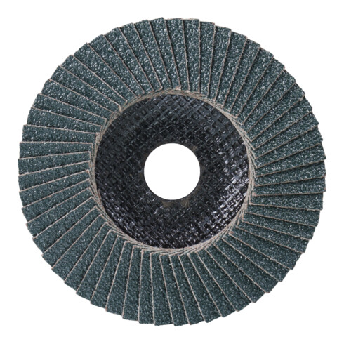 PFERD TOOLS POLIFAN POWER Fächerscheibe PFC 125x22,23 mm konisch Z40 Leistungslinie SG DURABLE STEEL für Stahl