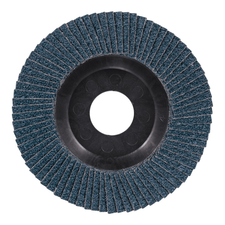 PFERD TOOLS POLIFAN POWER Fächerscheibe PFC 125x22,23 mm konisch Z40 Leistungslinie SG TRIM STEELOX für Stahl/Edelstahl