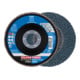 PFERD TOOLS POLIFAN POWER Fächerscheibe PFF 115x22,23 mm flach Z50 Leistungslinie SG STEELOX für Stahl/Edelstahl