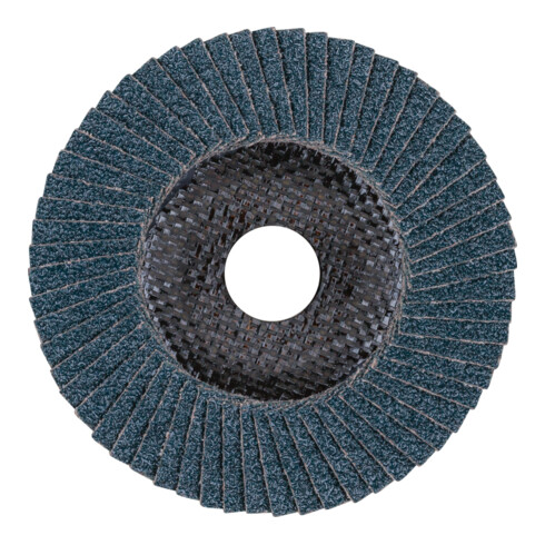 PFERD TOOLS POLIFAN POWER Fächerscheibe PFF 115x22,23 mm flach Z50 Leistungslinie SG STEELOX für Stahl/Edelstahl