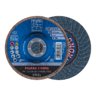 PFERD TOOLS POLIFAN-Fächerscheibe PFC SGP STRONG STEEL