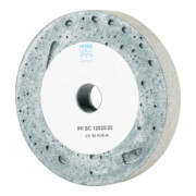 PFERD TOOLS Poliflex Scheibe SC Ø 125x20mm Bohrung-Ø 20mm Bindung PUR Weich SIC80