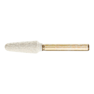 PFERD TOOLS Poliflex Schleifstift Rundkegelform Ø 10x25 mm Schaft-Ø 6 mm Bindung TX A80