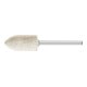 PFERD TOOLS Poliflex Schleifstift Spitzkegelform Ø 10x20mm Schaft-Ø 3 mm Bindung TX A80