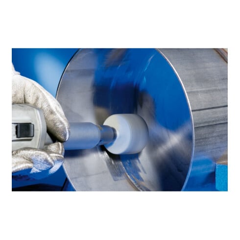 PFERD TOOLS Poliflex Schleifstift Zylinderform Ø 25x30mm Schaft-Ø 6 mm Bindung PUR Weich SIC80