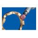 PFERD TOOLS Poliflex Schleifstift Zylinderform Ø 15x30mm Schaft-Ø 6 mm Bindung GR Hart SIC/A46
