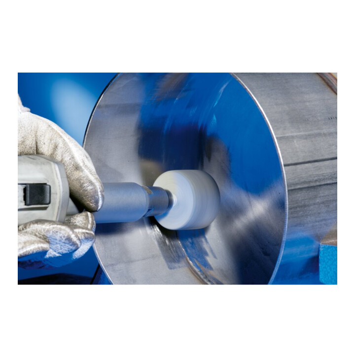 PFERD TOOLS Poliflex Schleifstift Zylinderform Ø 32x32 mm Schaft-Ø 6 mm Bindung PUR Mittelhart SIC80