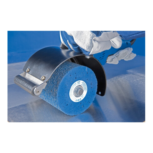 PFERD TOOLS Poliflex Walze Ø 100x100mm Bohrung-Ø 19 mm PU-STRUC SIC16 zum Strukturieren mit Walzenantrieb