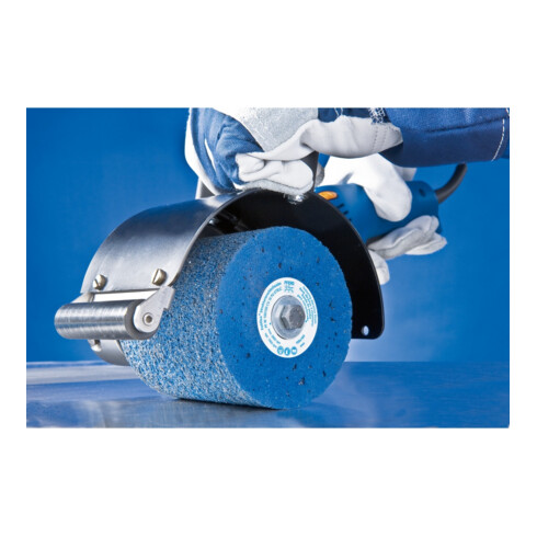 PFERD TOOLS Poliflex Walze Ø 100x100mm Bohrung-Ø 19 mm PU-STRUC SIC16 zum Strukturieren mit Walzenantrieb