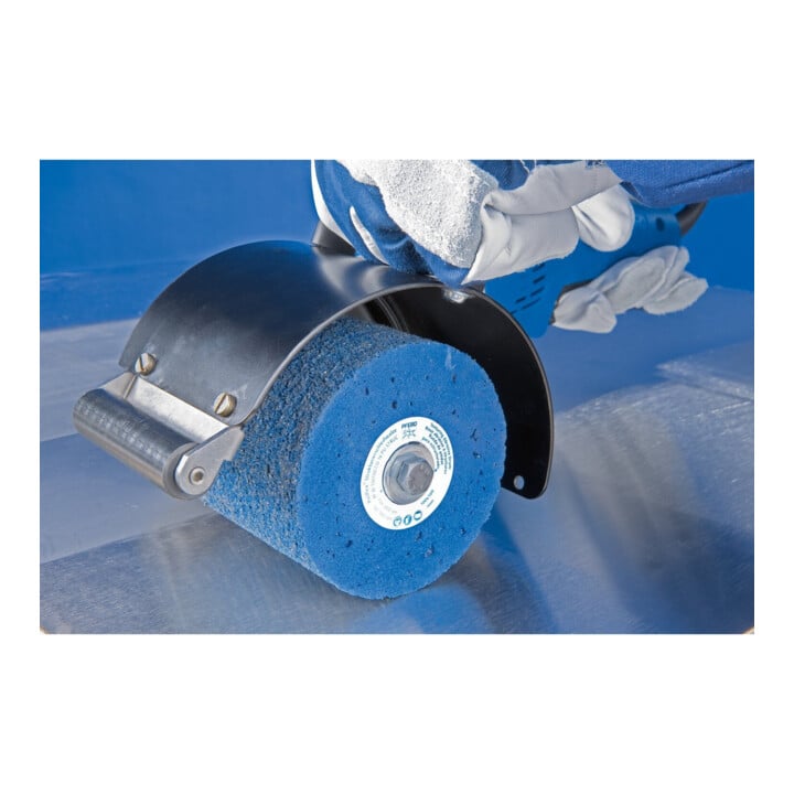 PFERD TOOLS Poliflex Walze Ø 100x100mm Bohrung-Ø 19 mm PU-STRUC SIC16 zum Strukturieren mit Walzenantrieb