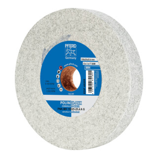 PFERD TOOLS POLINOX Gewickeltes Vlies-Rad PNK Ø 150x25 mm Bohrung-Ø 25,4 mm Mittelhart A Grob für Finish