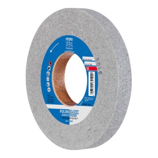 PFERD TOOLS POLINOX Gewickeltes Vlies-Rad PNK Ø 200x25 mm Bohrung-Ø 76,2 mm Hart SIC Fein für Finish