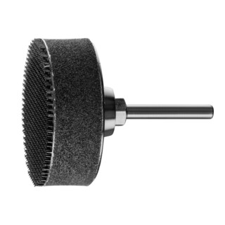 PFERD TOOLS POLINOX Halter für Vlies Marmorierronden Kletthaftend Ø 60mm Schaft-Ø 6 mm