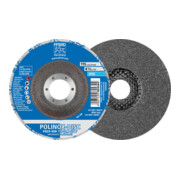 PFERD TOOLS POLINOX verpresste Vlies-Disc PNER Ø 115 mm Bohrung-Ø 22,23 mm Mittelweich SIC Fein für Finish
