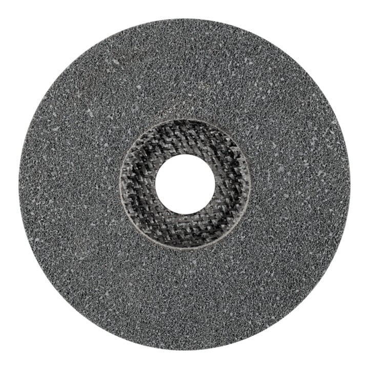 PFERD TOOLS POLINOX verpresste Vlies-Disc PNER Ø 125 mm Bohrung-Ø 22,23 mm Weich SIC Fein für Finish