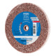 PFERD TOOLS POLINOX verpresstes Vlies-Rad PNER Ø 75X6 mm Bohrung-Ø 6 mm Hart A Grob für Finish
