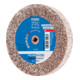 PFERD TOOLS POLINOX verpresstes Vlies-Rad PNER Ø 75x13 mm Bohrung-Ø 6 mm Hart A Grob für Finish