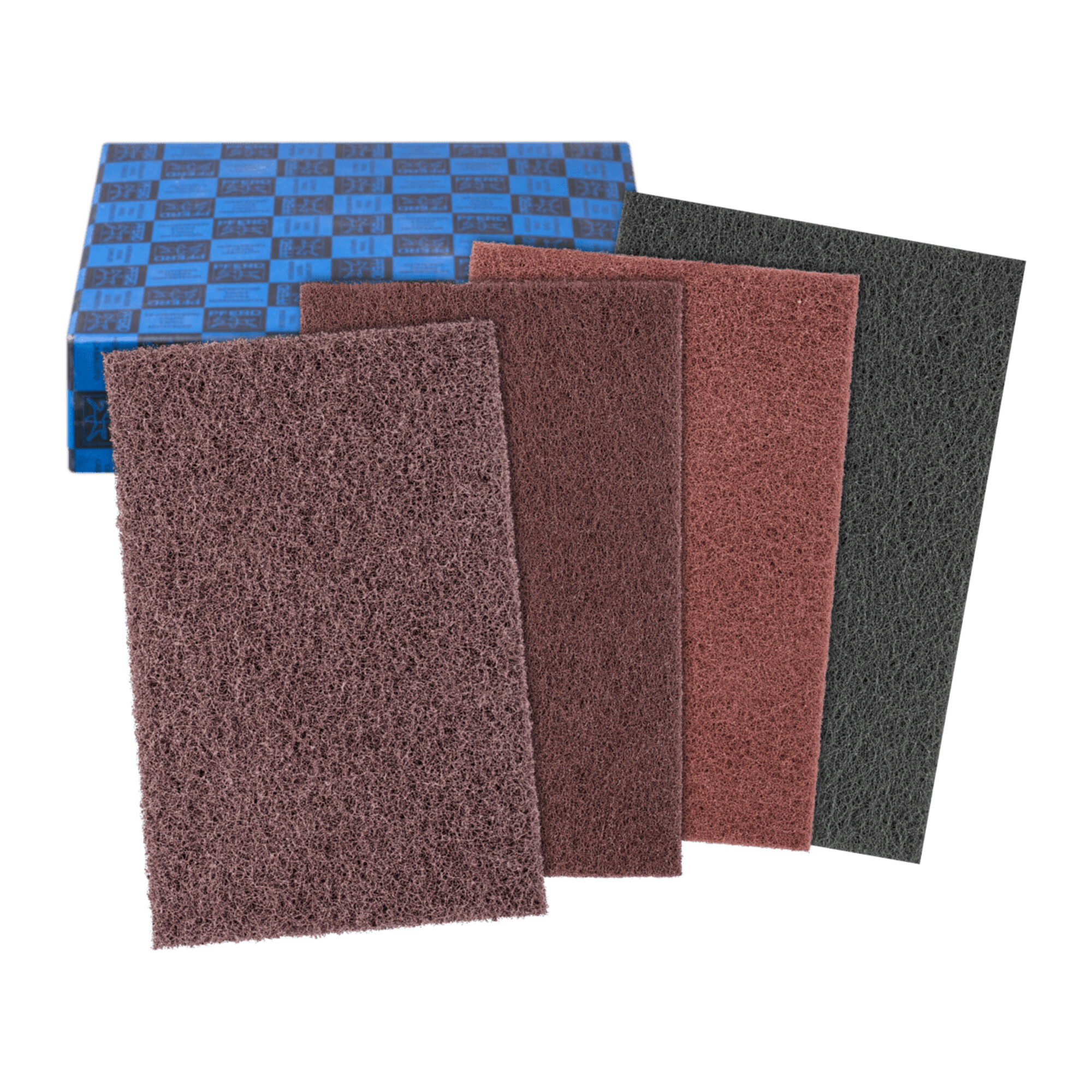 PFERD TOOLS POLINOX Vlies-Handpads-Set PVSK 4-tlg. 154x224 mm A100,A 180,A 280,SIC 400 für Finish