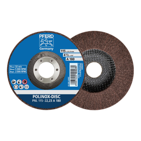 PFERD POLINOX-Schleifdisc PNL 115-22,23 A 100