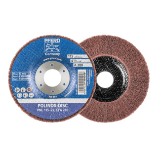 PFERD TOOLS POLINOX-Schleifdisc PNL 125-22,23 A 180