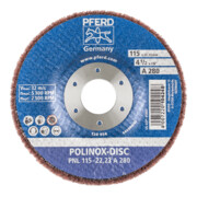 PFERD TOOLS POLINOX-Schleifdisc PNL 125-22,23 A 180-4