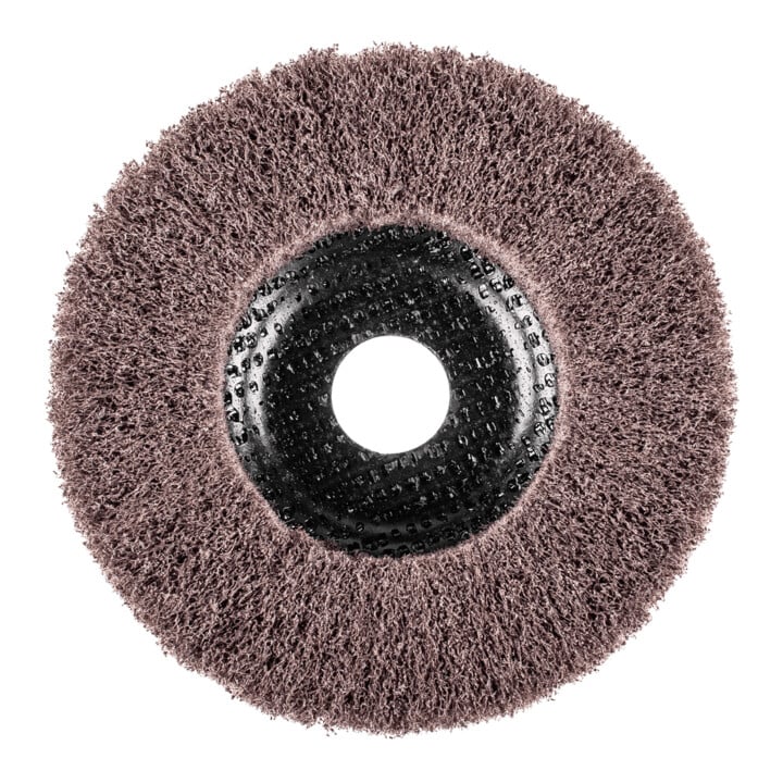 PFERD TOOLS POLINOX Vlies-Schleifdisc PNL Ø 125 mm Bohrung-Ø 22,23 mm A100 für Feinschliff und Finish