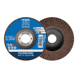 PFERD TOOLS POLINOX-Schleifdisc PNZ 115-22,23 A 100