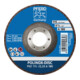 PFERD TOOLS POLINOX Vlies-Schleifdisc PNZ Ø 115 mm Bohrung-Ø 22,23 mm A180 für Feinschliff und Finish
